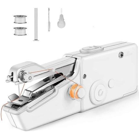 Machine à coudre portableoutil de couture pratiquemini machine à coudre portable pour couture rapideblanche (1/5)