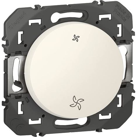 Interrupteur commande VMC dooxie finition blanc (1/3)