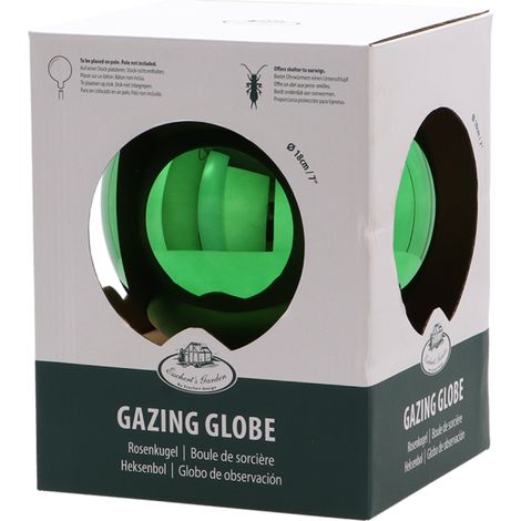 Sphère en verre - Taille L - Vert - D 17,9 cm - Livraison gratuite