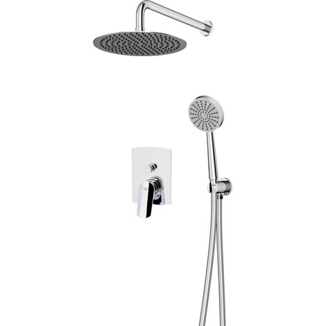 Presto Kily K14957400 Conjunto ducha monomando mezclador empotrable 2 vías cromo (1/2)