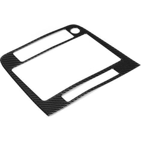Volant gauche Panneau GPS Fibre de Carbone Couverture Garniture Navigation pour VW Touareg 2011-2015 (1/5)