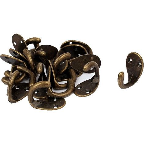 Mauvaise maison porte baguette de montage 38mm x 22mm un seul porte-robe porte-clés 20 pièces (1/4)