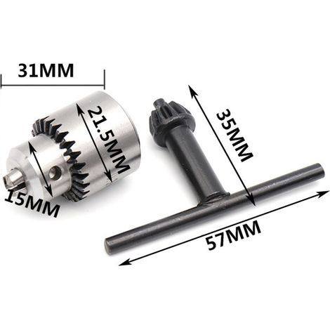 Mandrin de 4 mm + clé + broche en cuivre de 3,17 mm pour meuleuse électrique, mini-mandrin de perceuse, jeu de mandrins pour perceuse électrique, mandrin de précision (1/5)