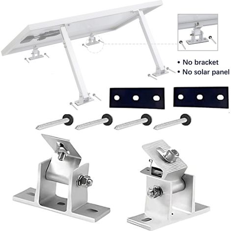 Kit de support pour panneau solaire réglable de 15 à 30°