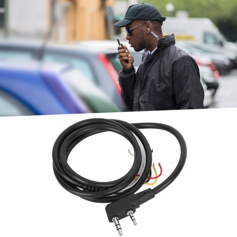 Câble PTT de rechange pour talkie-walkie, connecteur K compatible bricolage radio. (1/5)