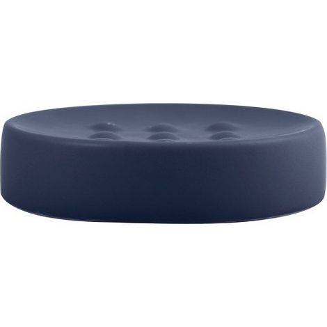 Porte savon Céramique TUBE-MATT Bleu Foncé mat Spirella