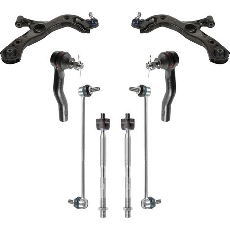 KIT BRACCIO OSCILLANTE 8 PEZZI COMPATIBILE CON TOYOTA C-HR (X1) 1.8 Hybrid (ZYX10, ZY / Kit Sospensione Completo OE/OEM / Bracci Oscillanti + Testine Sterzo / Sostituzione Diretta OEM