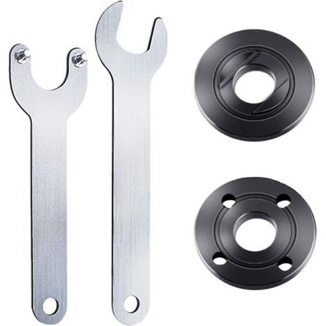4 Pièces Clés D'angle pour Meuleuse, Clé à Bride pour Meuleuse D'angle, Kit D'écrous à Bride, Clé À Molette Pour Meuleuse Accessoires Meuleuses D'Angle pour Plusieurs Modèles Meuleuses D'angle (1/5)