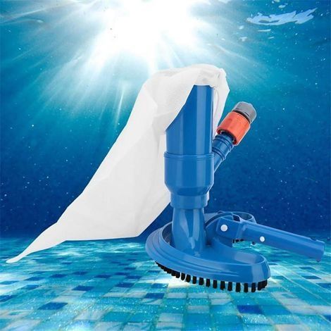 Gartenpool-Mini-Jet-Poolsauger mit Schnellreinigungsdüse, Poolreiniger mit Bürste/Schnellschlauchanschluss (Schlauch nicht im Lieferumfang enthalten) (1/4)