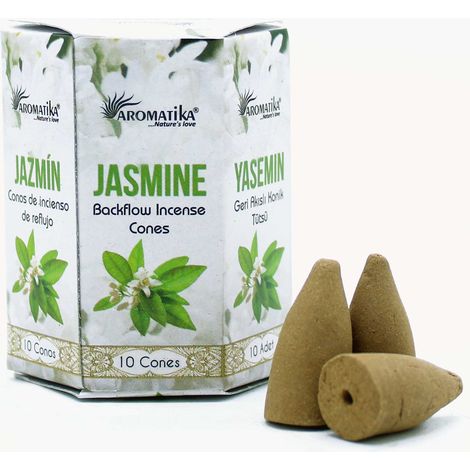 Encens Masala Backflow pack de 10 - Jasmin- Vendu par 1 (1/2)