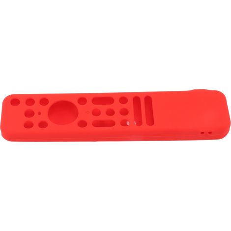 Étui de Télécommande TV en Silicone Souple, Antichoc et Lavable pour Modèles RMF TX800 TX900 - Rouge (1/5)