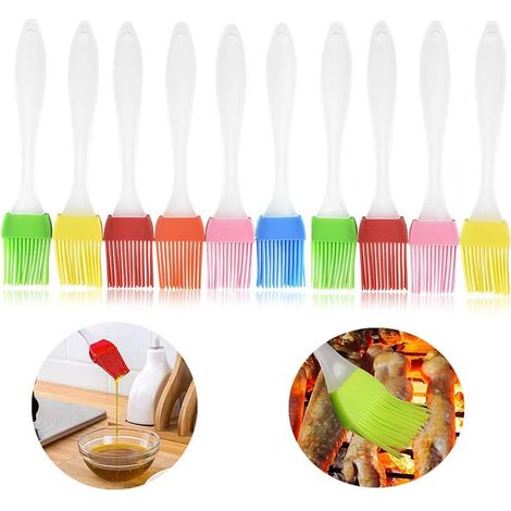 Set di 10 pennelli da pasticceria in silicone (1/5)