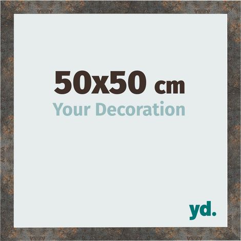 yd. - Cadre photo 50x50 - Metal Oxyde - MDF - Bologna