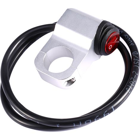 Interrupteur étanche 12V 16A pour guidon moto, phare antibrouillard et feux de route, marche/arrêt (1/5)