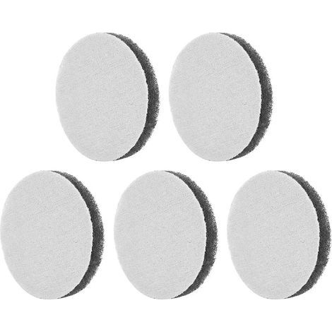 5 Pièces 5 Pouces Plaque de Disque auto-adhésive, Tampon à Récurer, Kit de Tampons de Disques de Ponçage Pour Outils de Meuleuse de Perceuse accessoires de Meuleuse de Disque de Polissage (1/4)