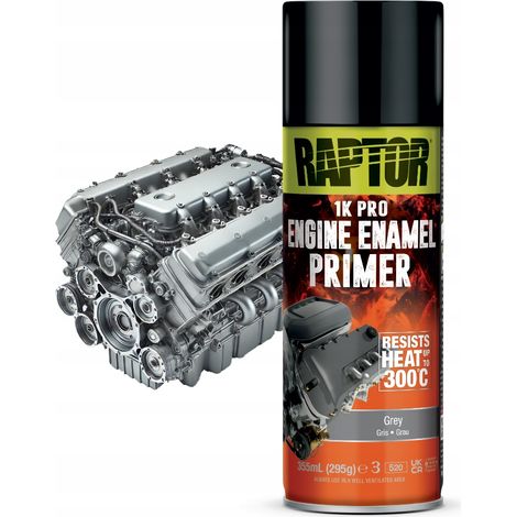 Raptor Hochtemperatur-Grundierung Grau 300°C (1/3)