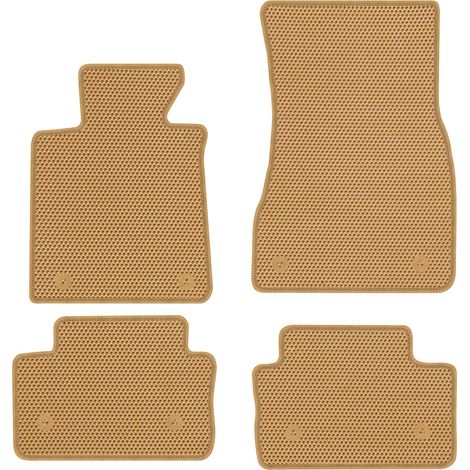 BMW 5er G60 Limousine ab 2024. Spezielle Fußmatten – EVA-Honigwabenbeige (1/5)