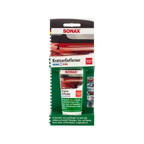 Sonax - Rénovateur plastique transparent 75 ml - pour verre, plexiglas et acrylique