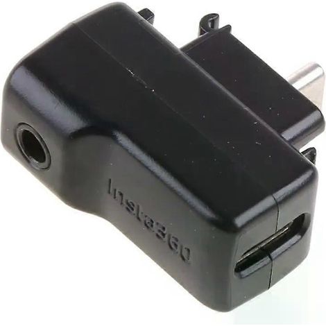 Kleiner Mikrofonadapter kompatibel mit Insta360 One X3 Kamera mit Typ-C- und 35-mm-Anschluss – JXLGV (1/4)