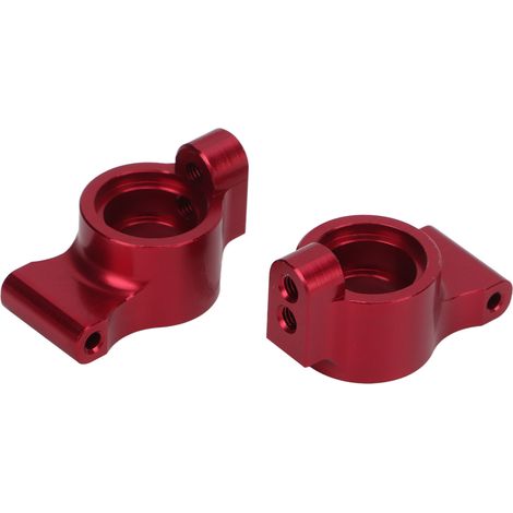 coupelle d'essieu arrière en alliage d'aluminium haute résistance, accessoire RC pour voiture RC LC Racing PTG-2 1/10, rouge (1/5)