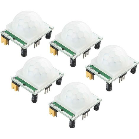 5 pcs Corps humain Pyroelectric détecteur de capteur de détection de mouvement PIR infrarouge modules