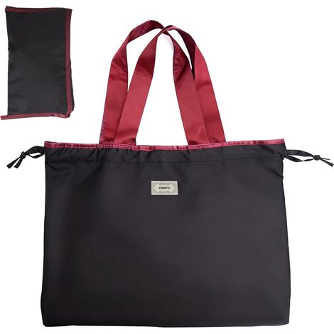 Sac de Courses Pliable - Grand Sac Cabas Écologique, Sac de Courses Réutilisable et Compact pour Courses, Voyages et Camping, Sac Pliable en Tissu Léger (1/5)