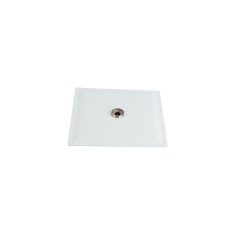 Cabezal de ducha de acero inoxidable 201 – 20 cm, alta presión y efecto lluvia para baño. (1/5)