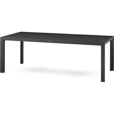 Siena Garden Silva Dining Tisch – 220 x 100 cm, Aluminium (matt anthrazit) & HPL Ferro (1/5)