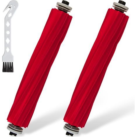 Lot de 3 Accessoires pour d'origine, Brosse Principale Séparable en Caoutchouc, Pièces de Rechange Brosses Compatible avec Roborock S7/S7 MaxV/S7 Maxv Ultra/S7 Max/S7 Pro Ultra/QV 35A/Q Revo/P10/P10S (1/5)