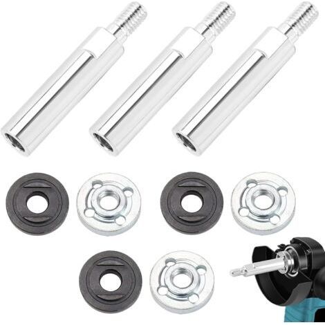 BUNTHAUS 3 Pièces Bielle d'Extension De Meuleuse d'Angle, M10 Angle Grinder Extension Connecting Rod 80MM, pour Machines à Polir, Machines à Polir Voitures, Tampons de Polissage (1/5)