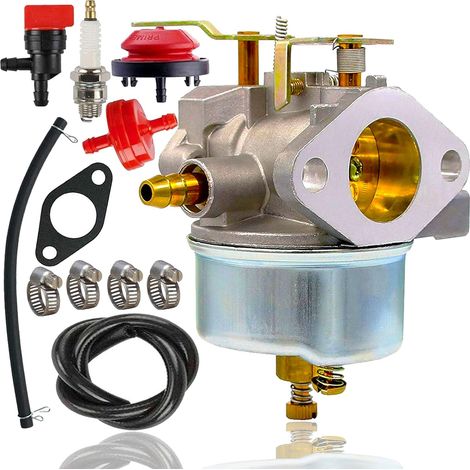 Carburateur 632334A pour Tecumseh 632110 632111 632334 632370 632536 640105 HMSK80 HMSK90 HM70 HM80 HMSK100 HSMK110 HMSK105 OHSK110 OHSK120 8 CV, 9 CV, 10 CV moteurs de souffleuse à neige (1/5)