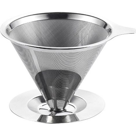 Kaffeefilter – Edelstahl – Für Tassen und Thermoskannen – Papierlos – 1 Stück (1/5)