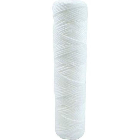Cartouche Filtre à Eau Sédiments Bobinée 9 pouces 3/4-5 microns Compatible Filtre 10 pouces Fabriqué en France H289
