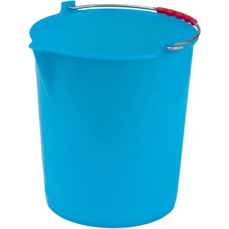 Cubeta de polietileno azul con pico L 6