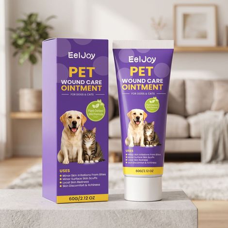 Gel de soin pour la peau des animaux, convient aux chiens et aux chats, crème apaisante et hydratante pour les écorchures, les morsures et les rougeurs – 60 g (1/5)