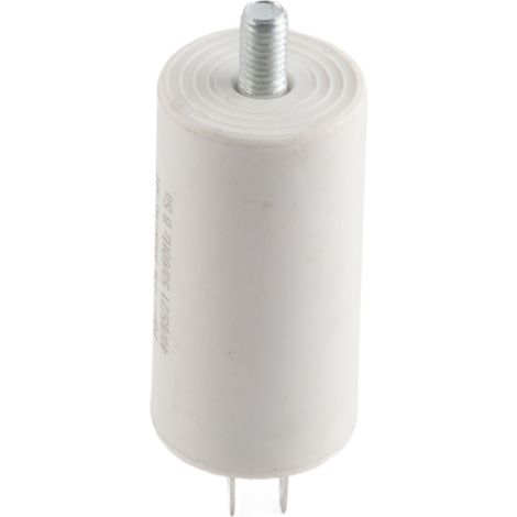 Condensateur de démarrage CBB60 à double insertion pour moteur cylindrique de machine à laver et appareils électroménagers 450 V 16 µF