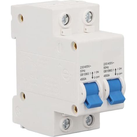 Disjoncteur différentiel, protection contre les fuites de courant, manuel de conversion, disjoncteur CC 230 V/400 V bipolaire 16 A (1/5)