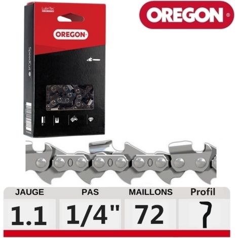 Catena per motosega 1/4 1,1 mm 72 maglie guida - OREGON - 24AP072E (1/4)