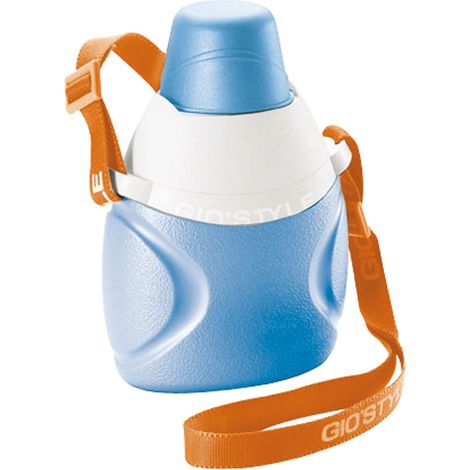 Borraccia portatile con tracolla e tappo a bicchiere GIOSTYLE - 0.6 Lt