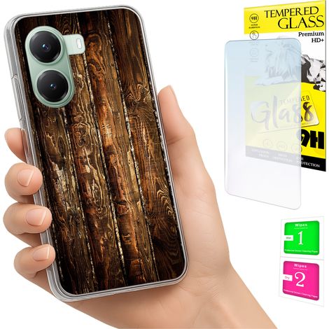 Funda para Xiaomi Poco X7 Pro 5G con cubierta trasera para fotos y cristal 9H. (1/5)