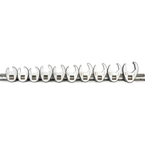 JBM54187 Set de 10 llaves Crowfoot de 3/8" (1/4)