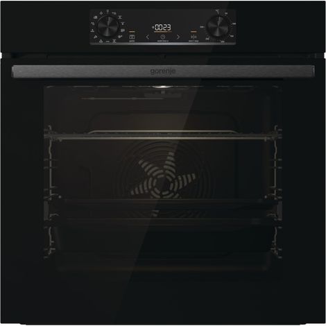 Gorenje BOS6737E13FBG, Horno multifunción con gran capacidad y sistema de limpieza de vapor, Negro (1/5)