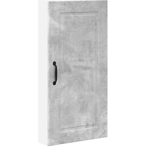 Meuble mural de cuisine,Armoire de cuisine avec étagère Gris béton 40 x 31 x 80 cm CFW53939 (1/5)