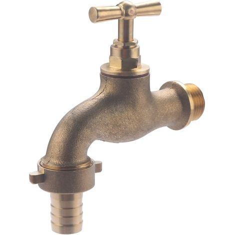 Lot de 5 Robinet extérieur à clapet – Raccord au nez M15x21 (1/2) – M20x27 (3/4) – Ø15 – Ouverture progressive du débit (1/5)