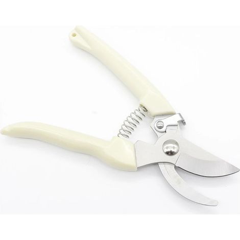 Sécateur de 17 cm, ciseaux de jardinage en acier inoxydable, ensemble d'outils de coupe pour la maison, antidérapant (1/5)