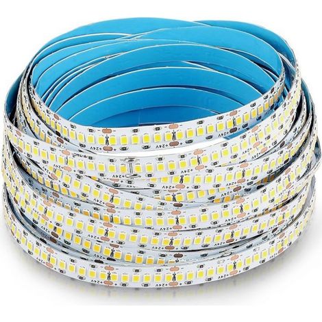 V-TAC PRO VT-10-240 bande strip led chip samsung SMD2835 24V 10m blanc froid 6400K IP20 no wp - SKU 322