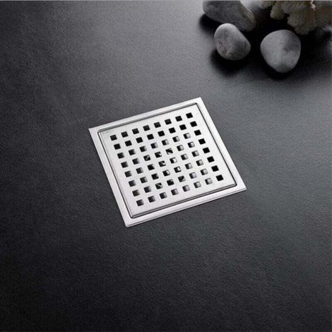 Stainless Steel Floor Drain 1 Pc, 15cm, Square Filter, Deodorizing, Anti-Backflow, Water Leakage, 15cm (1/3)
