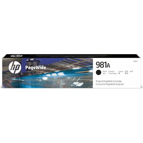 HP 981A Black Original PageWide Cartridge cartouche d'encre 1 pièce(s) Rendement standard (1/4)