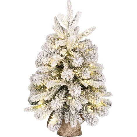 Black Box Trees sapin de Noël artificiel Blanc chaud H60xl45xL45cm (1/5)