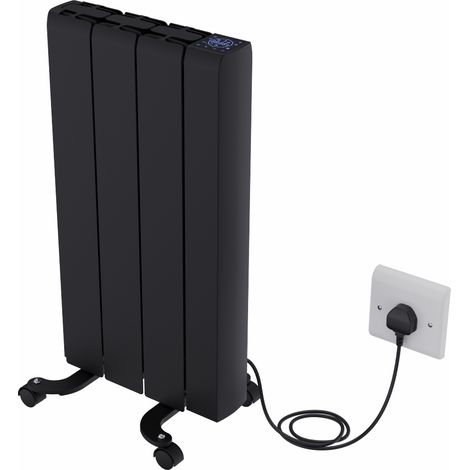 NRG 700W Electric Ceramic Portable Radiator Wall Mounted Smart WIFI Control Heater Black (1/4)